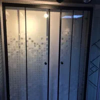 کابین دوش حمام و پارتیشن فریم دار تُرک رنگ مشکی|لوازم حمام|تهران, سلسبیل جنوبی|دیوار
