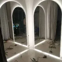 آینه دفرمه،بکلایت،قابدار،پایه دار،دکوراتیوصورتشویی|آینه|کرج, شاهینویلا|دیوار