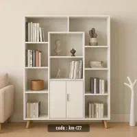 کتابخانه‌ مینیمال و پینترستی|کتابخانه، شلف، قفسه‌های دیواری|تهران, جمال‌زاده|دیوار