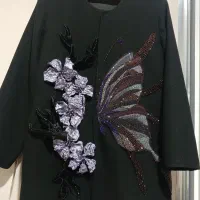 مانتو مجلسی جواهر دوزی