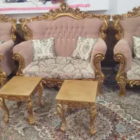 ست کامل مبل ۷ نفره سلطنتی طرح گل رز