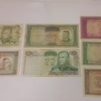 ۷ برگ اسکناس ارزشمند بانک ملی و مرکزی|کلکسیون سکه، تمبر، اسکناس|تهران, نیروی هوایی (پیروزی)|دیوار