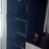 ست پذیرایی قهوه ای نو|جاکفشی، کمد، دراور|بناب, |دیوار