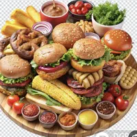 راه انداز و آشپز فست فود خانم