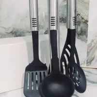 سرویس کفگیر ملاقه  دسته استیل