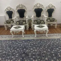 مبل سلطنتی 9نفره|مبلمان خانگی و میز عسلی|ایلام, |دیوار