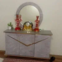 کابینت و آینه کنسولی میز تلویزیون  درحد به قیمت