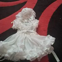 پیراهن زمستانه مجلسی دخترانه با لباس تور ۱۰۰ تومن|کفش و لباس بچه|دورود, |دیوار