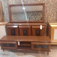 اینه کنسول به همراه میز تلویزیون