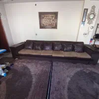 مبل ال هفت نفره سالم جا دار درحد نو