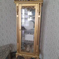 پارتیشن ویترین دار چوبی