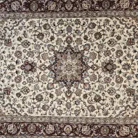 فرش دستباف کاشمر ۶ متری کرم