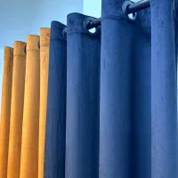 پرده آماده پرده پانچ پرده مینیمال|پرده، رانر، رومیزی|تهران, عبدل‌آباد|دیوار