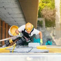 شستن ساختمان اب بندی نما عایق بندی راپل کار سنگ|خدمات پیشه و مهارت|لاهیجان, شهید آوینی|دیوار