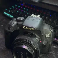 دوربین کنون ۷۰۰ canon 700d با لنز ۵۰ و ۵۵-۱۸|دوربین عکاسی و فیلم‌برداری|شیراز, شهرک مخابرات|دیوار