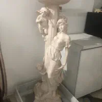 ابنما پلی استر حیاطی با حوض سنگی