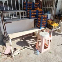 میز آهنی میوه فروشی|فروشگاه و مغازه|چناران, |دیوار