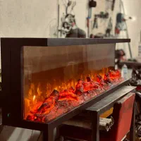 میز تی وی (شومینه های سه طرف نما )