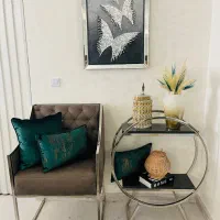 کنسول و صندلی استیل|بوفه، ویترین، کنسول|رشت, چله خانه|دیوار