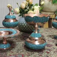 ظروف مسی فیروزه کوب اصل