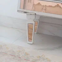 میز تلویزیون و کنسول سفید طلایی جادار|میز تلویزیون|قم, امامزاده ابراهیم|دیوار