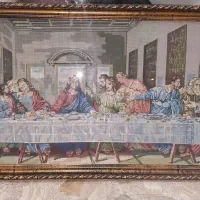 تابلو کوبلن شام اخر.تمیز قدیمی.120 در60|تابلو، نقاشی، عکس|اصفهان, سرچشمه|دیوار