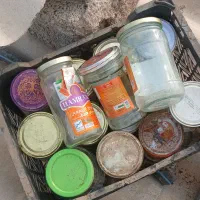 شیشه مربا خالی