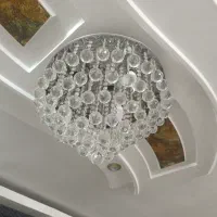 جفت لوستر کریستالی قطر ۶۰