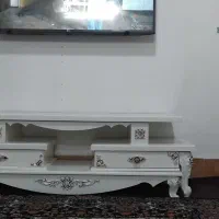 میز تلویزیون چهار تیکه چوب ام دی اف طرح استخوانی|میز تلویزیون|کلاله, |دیوار