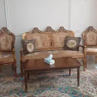مبل استیل 9نفره سالم سالم و میز ناهار خوری|مبلمان خانگی و میز عسلی|فردیس, قریشی|دیوار