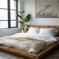 تخت چوبی راش دست ساز