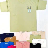 تیشرت باکسی قواره دار کاملا نخ‌پنبه سایز 3XL