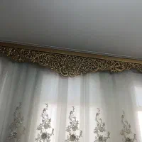 کتیبه منبت کاری طلایی به اضافه هدیه|پرده، رانر، رومیزی|قم, باجک دو|دیوار