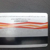 یک عدد کارت ماشین خودرو با چهار تاچک گم شده