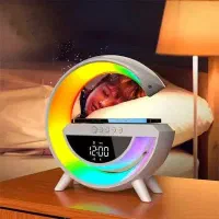 اسپیکر شب خواب شارژوایرلس ساعت دیجیتال g600|پخش‌کننده همراه|اهواز, کمپلو جنوبی|دیوار