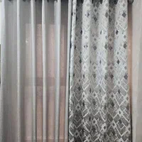 دوتا پرده برای اتاق خواب|پرده، رانر، رومیزی|تهران, گمرک|دیوار