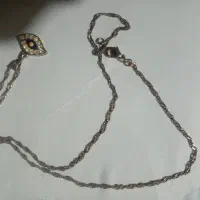 زنجیر و پلاک نقره