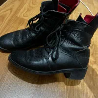 نیم بوت چرم طبیعی