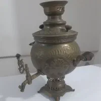 سماور  ۶ لیتری جنس برنج قلم کاری