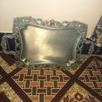 سینی استیل پایه دار