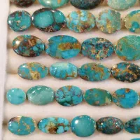 فیروزه نیشابوری طبیعی سبز کلکسیونی فوق خوشرنگ