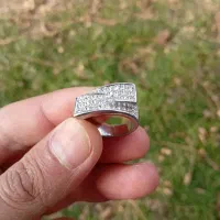 انگشتر تیتانیوم زنانه کارکرده