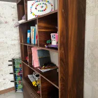 کتابخانه|کتابخانه، شلف، قفسه‌های دیواری|رشت, شهرک قدس|دیوار