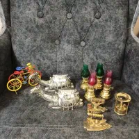 برنجی برنزی مجسمه ظروف آشپزخانه دکوری وسایل منزل