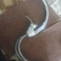 شیر آب گرم و سرد بسیار تمیز با شیلنگ