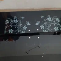 دوعددمیز شیشه ای ال ای دی