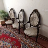 یک دست کامل ۹نفره چوب گردوـیک دست کامل ۶ نفره چوب|مبلمان خانگی و میز عسلی|شیراز, شهرک والفجر|دیوار