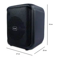 باند اسپیکر شارژی حرفه ای میکروفن دار|پخشکننده همراه|تبریز, |دیوار