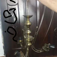 لوستر برنز سه تا چهارشاخه یدونه یک سه شاخه|لوستر و چراغ آویز|اردبیل, |دیوار
