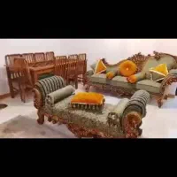 مبل سلطنتی/بدون واسطه از تهران/میز نهارخوری|مبلمان خانگی و میز عسلی|نجف‌آباد, جوزدان|دیوار